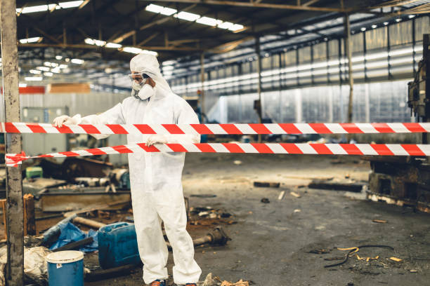Professional Infectious Disease Decontamination technician working in Forest, VA